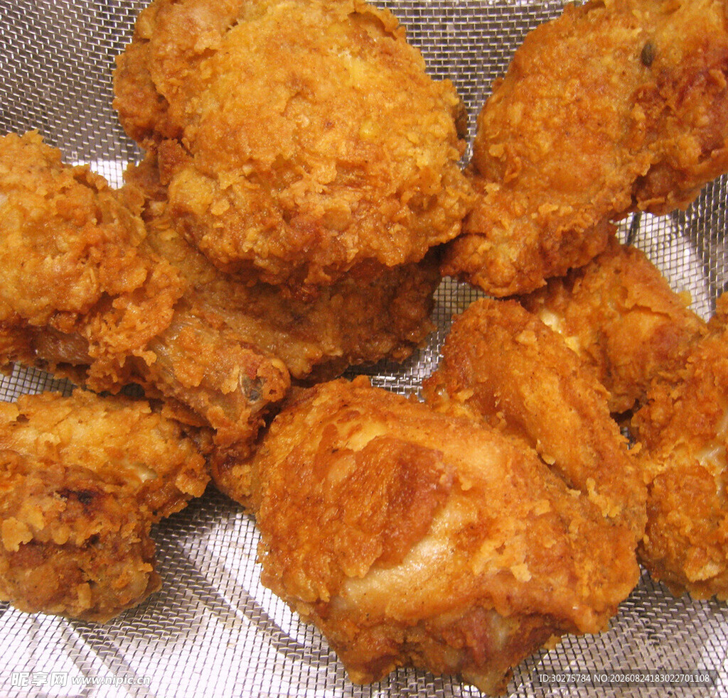 美味金黄炸鸡腿