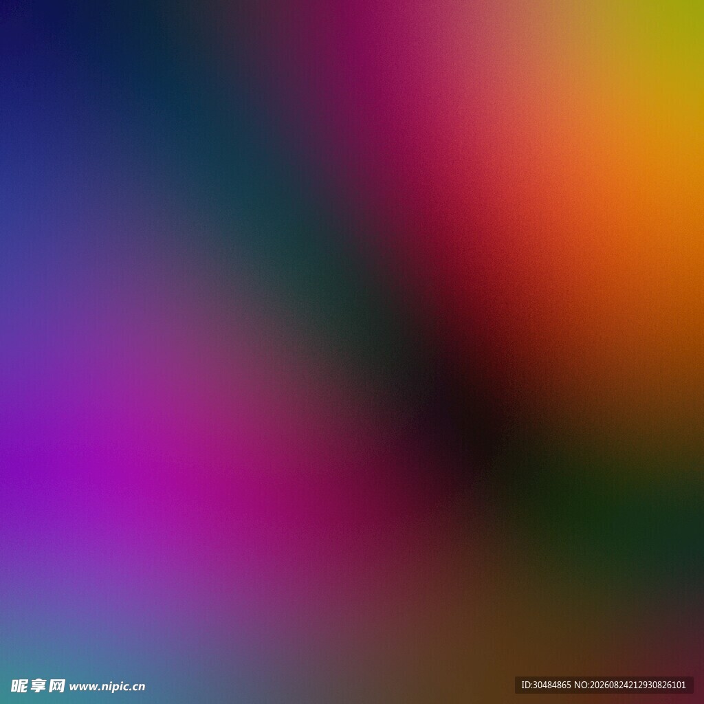 多彩渐变模糊背景图