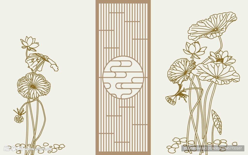 复古花卉装饰图案设计