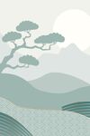 国风山水挂画