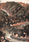 山水国画风景图