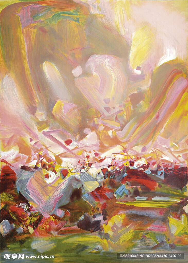 梦幻抽象艺术画作