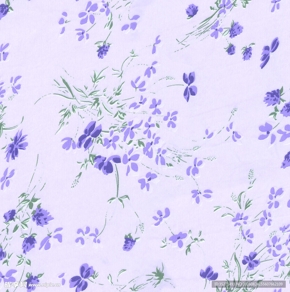 淡紫色花卉图案背景
