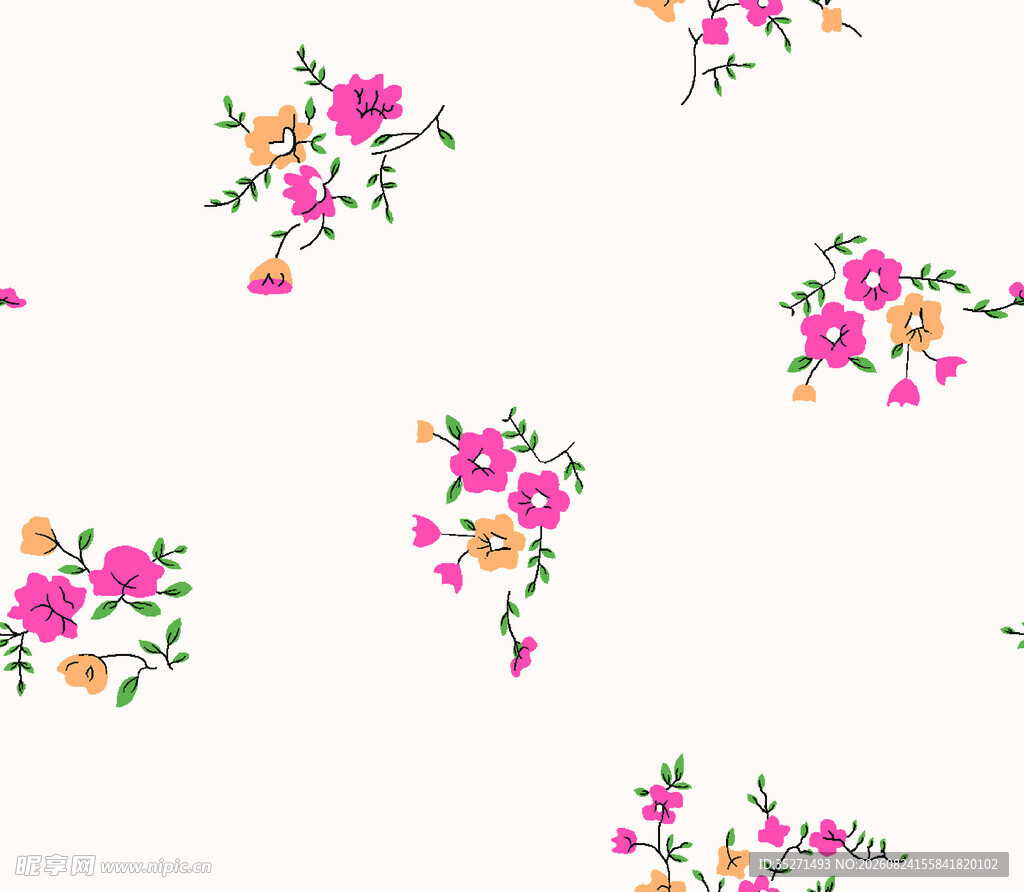 花卉图案背景