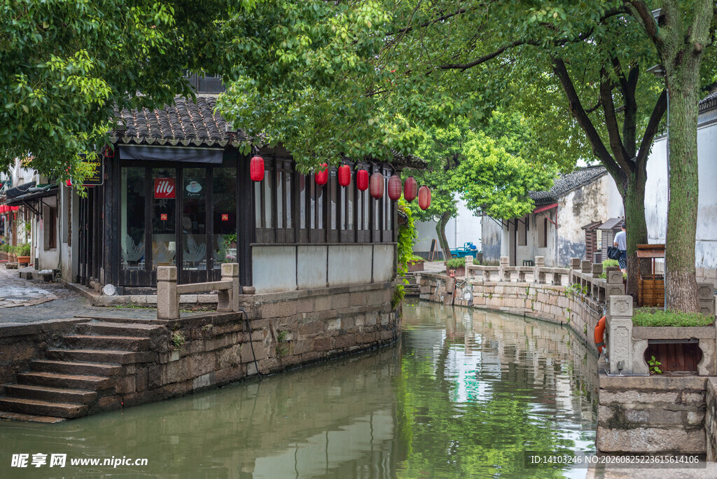江南水乡古景静谧如画