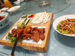 美味中式菜肴摆桌展示