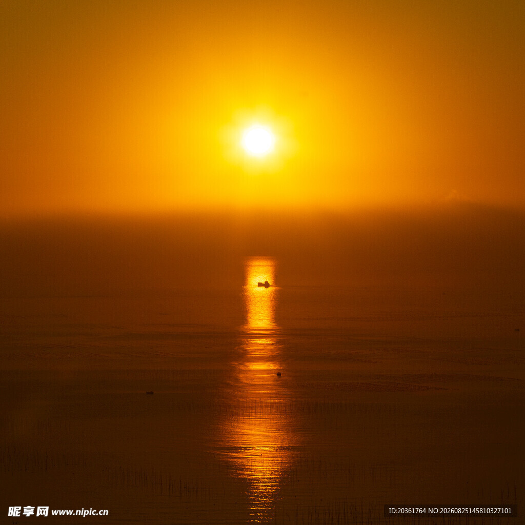 海上落日美景