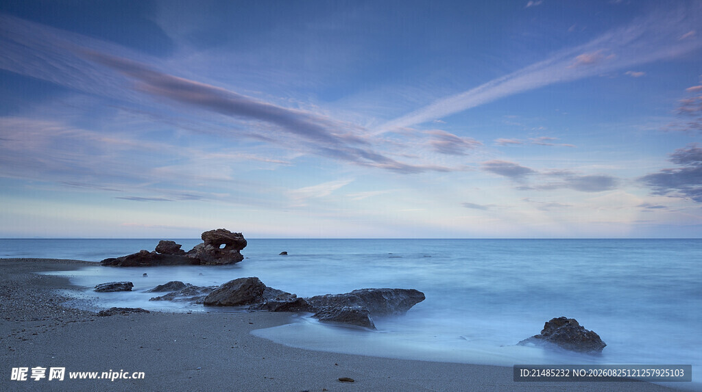 海边黄昏美景