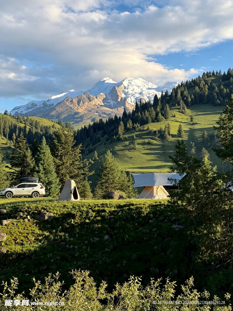 山间美景自然宁静风光