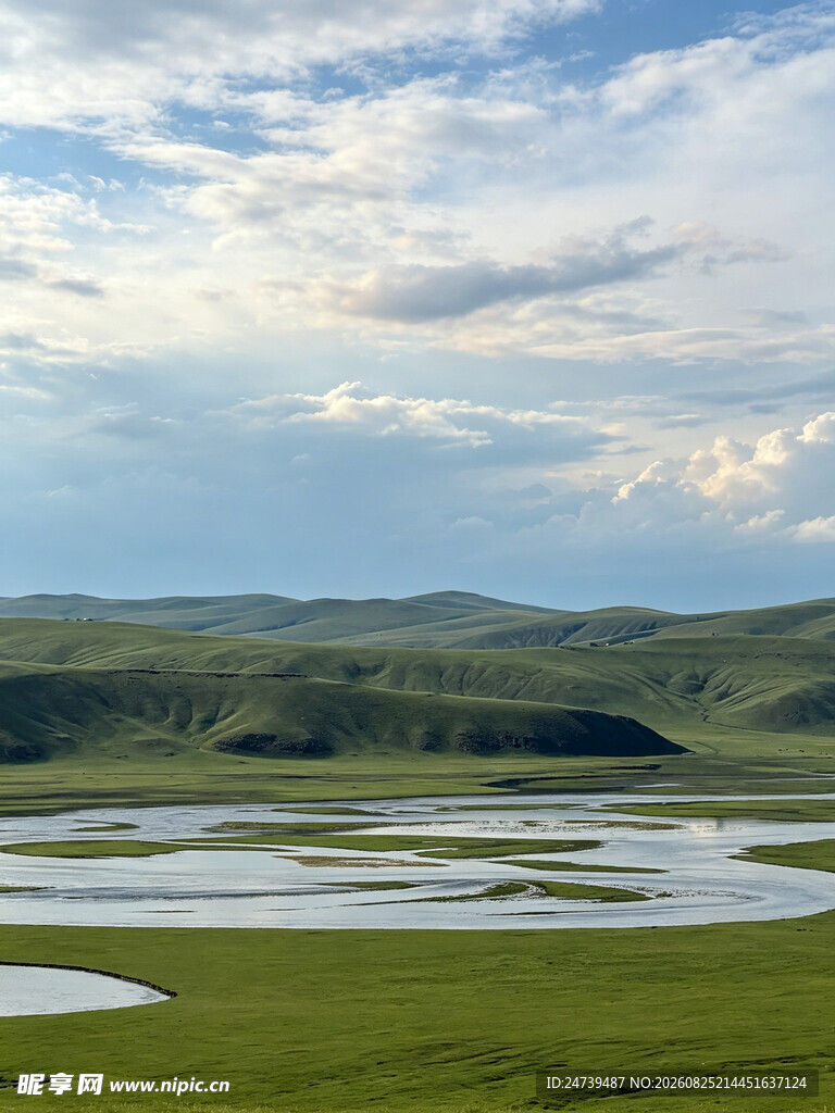 草原湿地风光美景