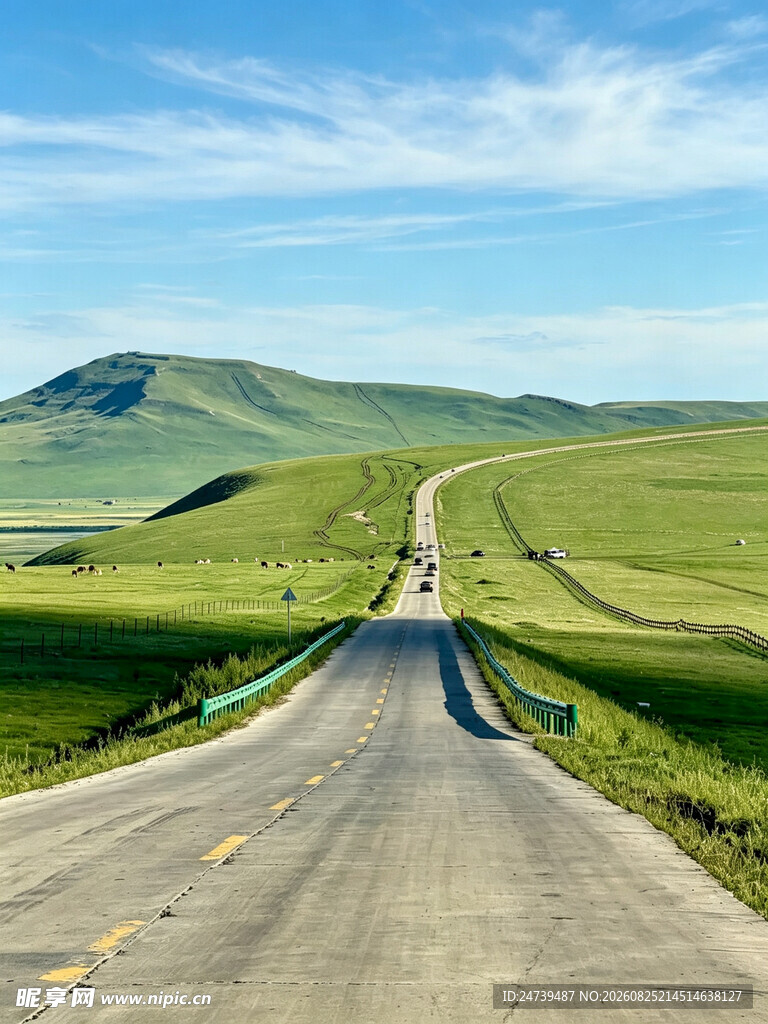草原公路美景