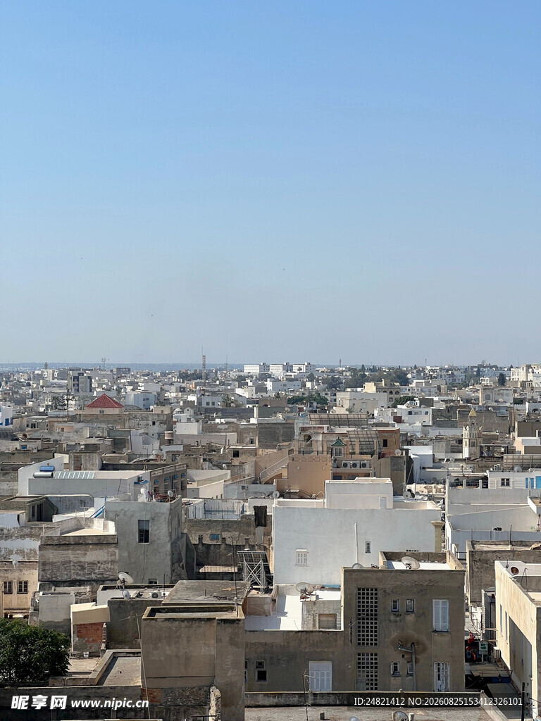 俯瞰城市建筑景观