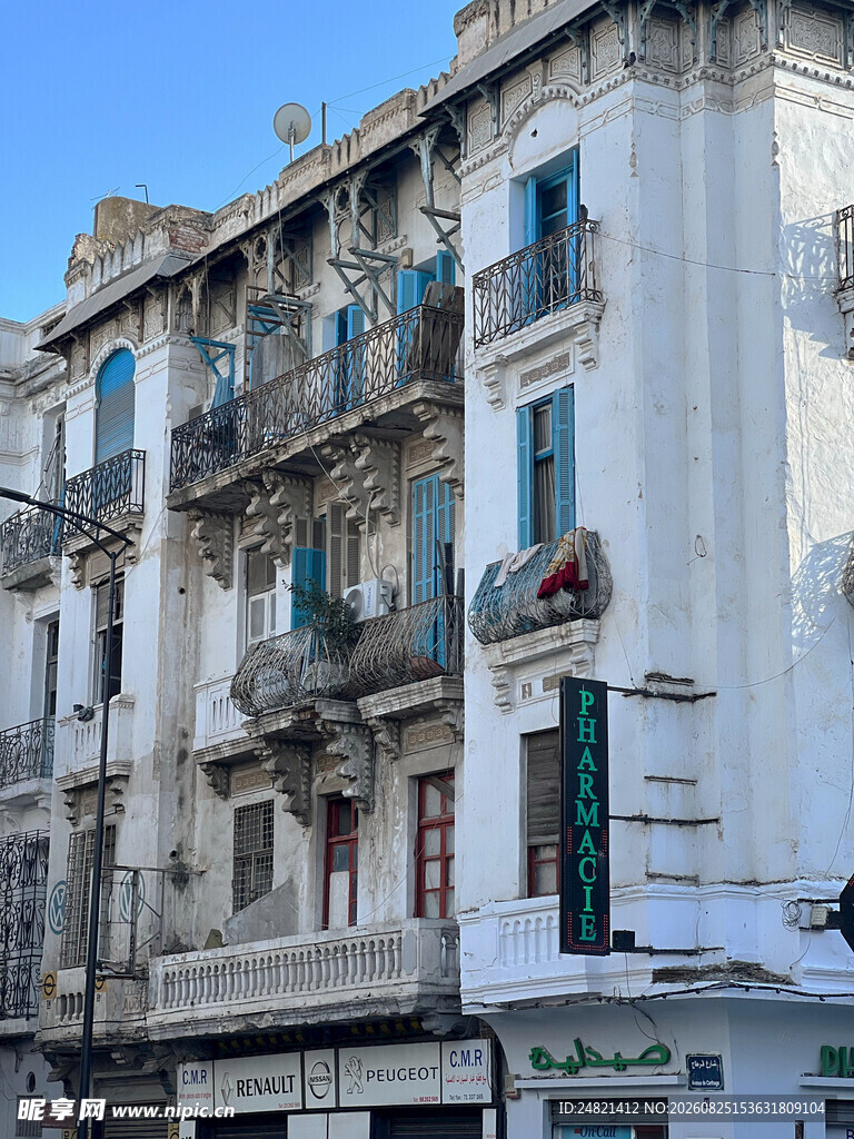 欧式多层建筑外观景观