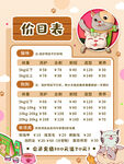 宠物店洗护价目表