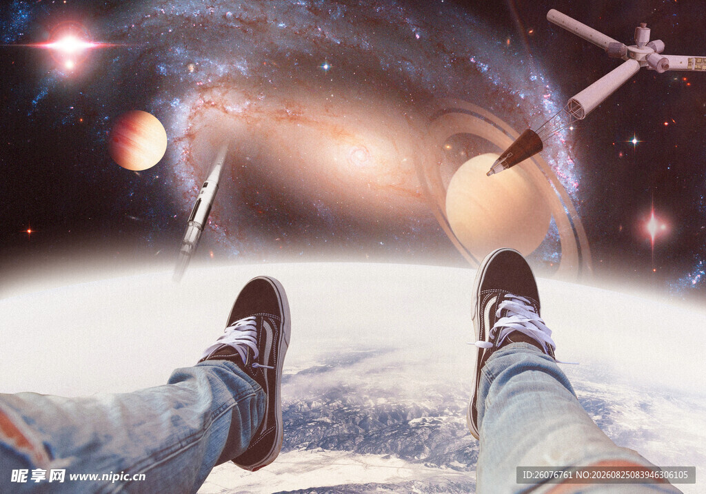 宇航员视角下的浩瀚宇宙