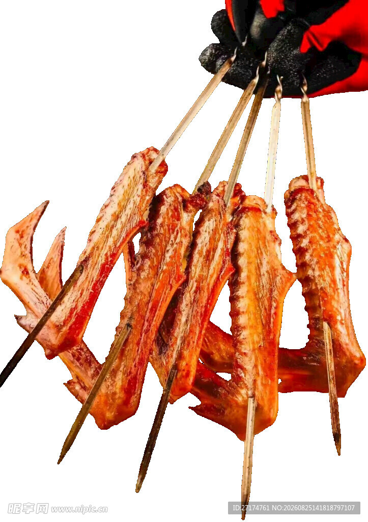 美味烤蟹钳串 烤鹅翅