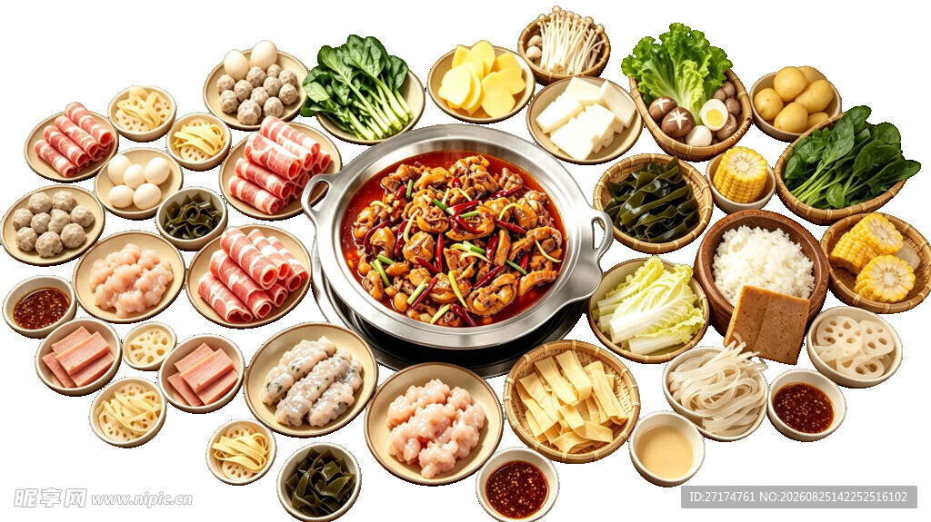 多样面食与菜肴美食集合