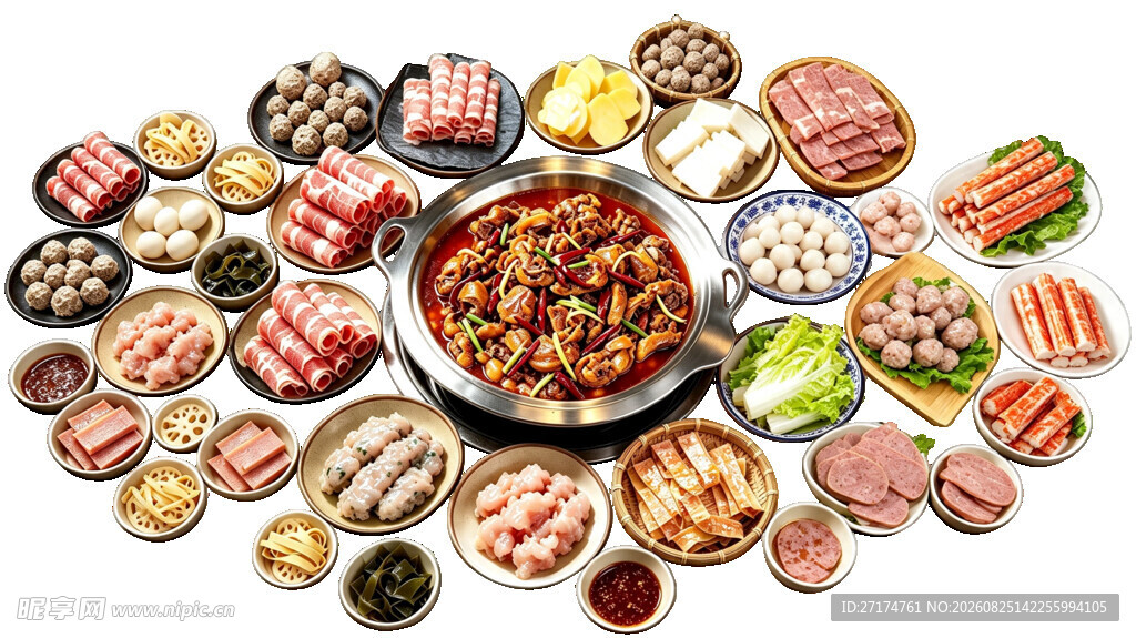 多样烤肉食材大集合