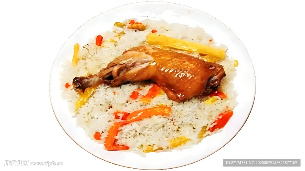 美味鸡腿盖浇饭