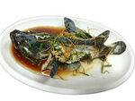 清蒸鱼美食特写