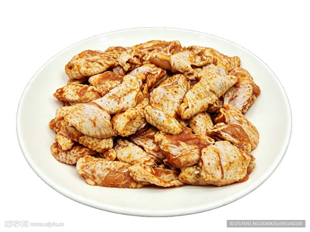 美味腌制鸡肉块