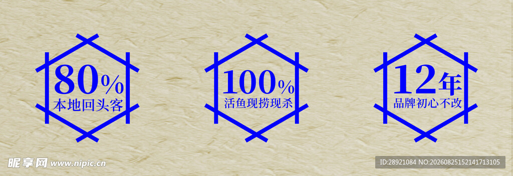 复古风百分比图标设计元素