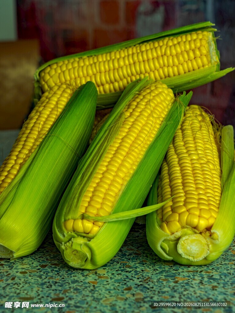 新鲜玉米棒