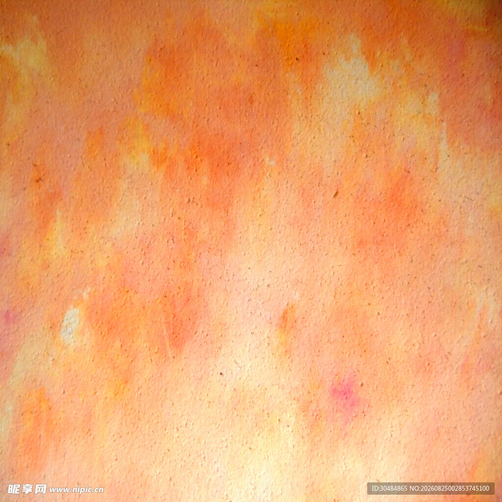 暖橙色水彩纹理背景图