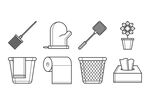 清洁工具图标