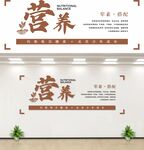 营养文化墙设计