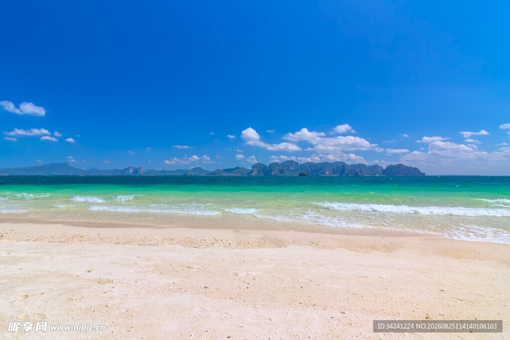 美丽海滨沙滩风光