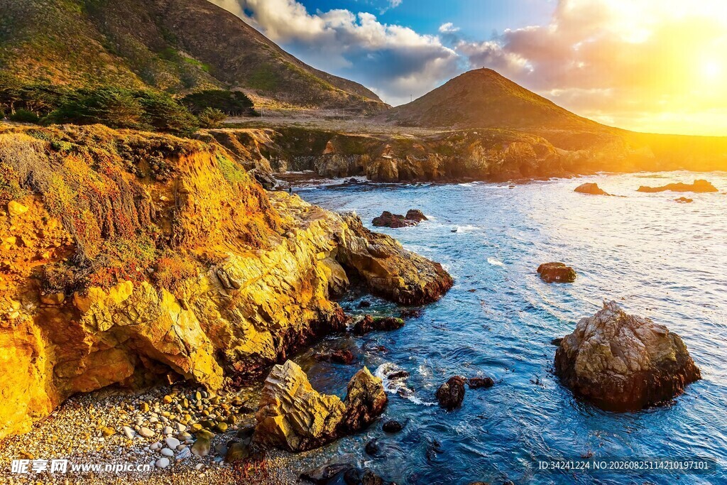 海边日落美景