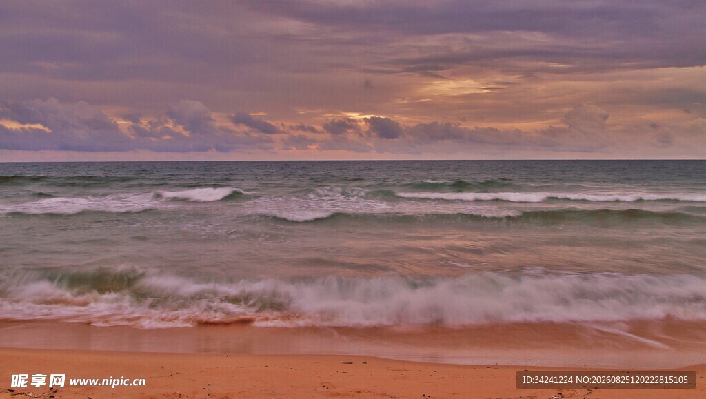 海边黄昏美景