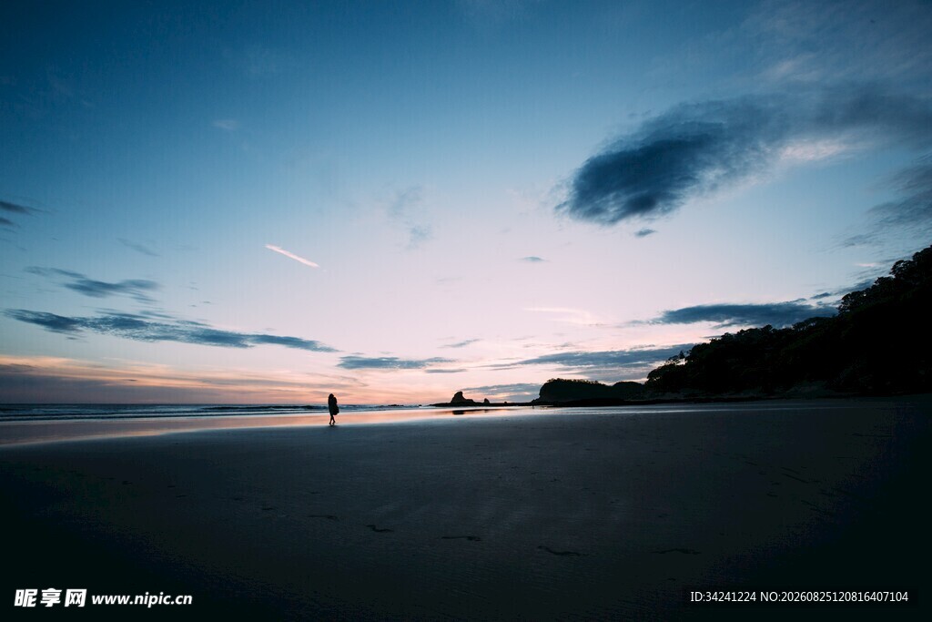 海边黄昏美景