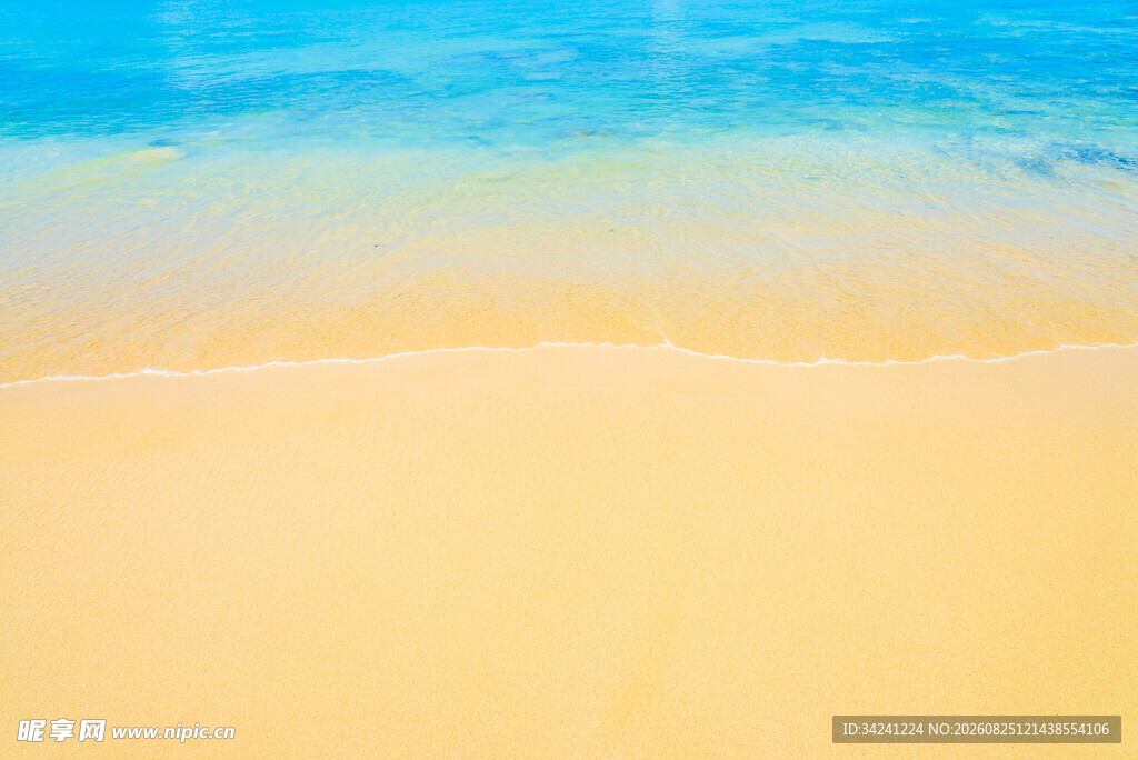 夏日沙滩海洋美景