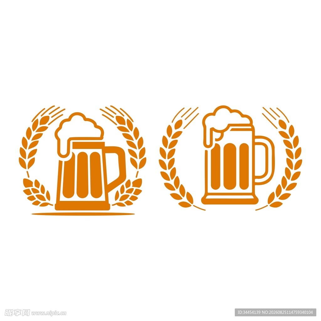 啤酒麦穗标识