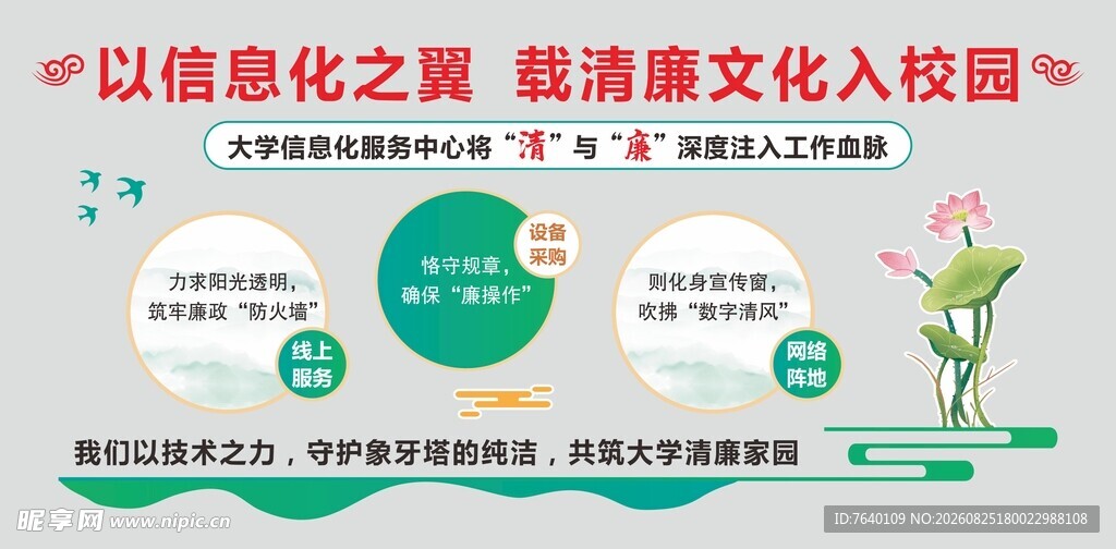 采购廉洁文化墙