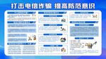 打击电信诈骗宣传海报