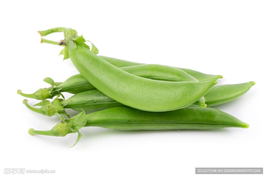 新鲜翠绿荷兰豆
