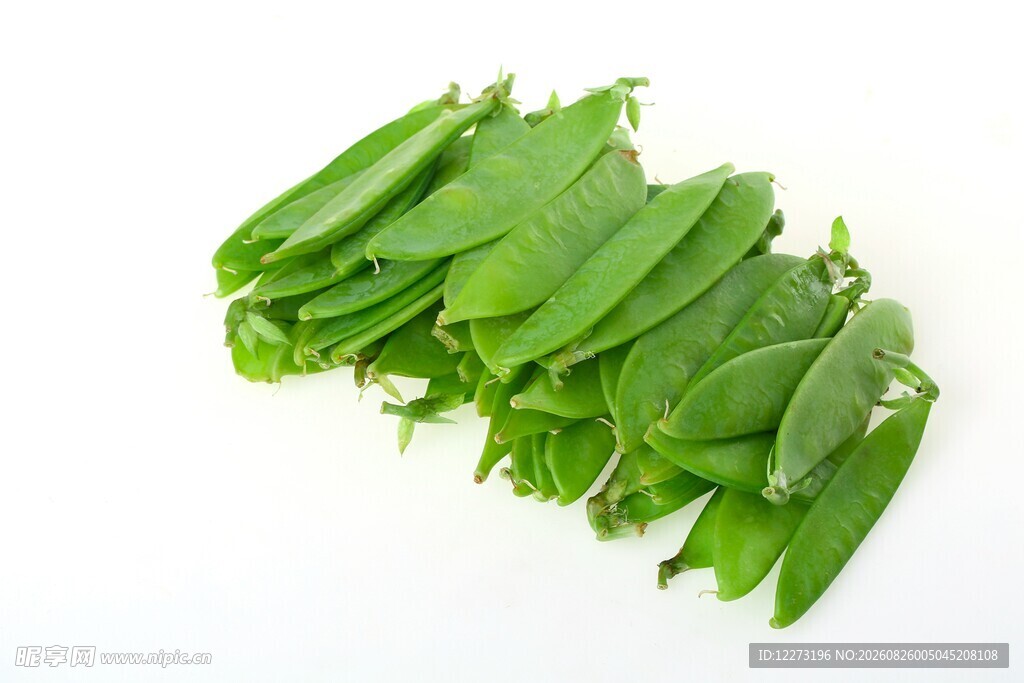 新鲜翠绿荷兰豆