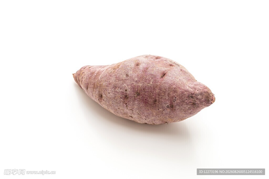 单个紫薯特写