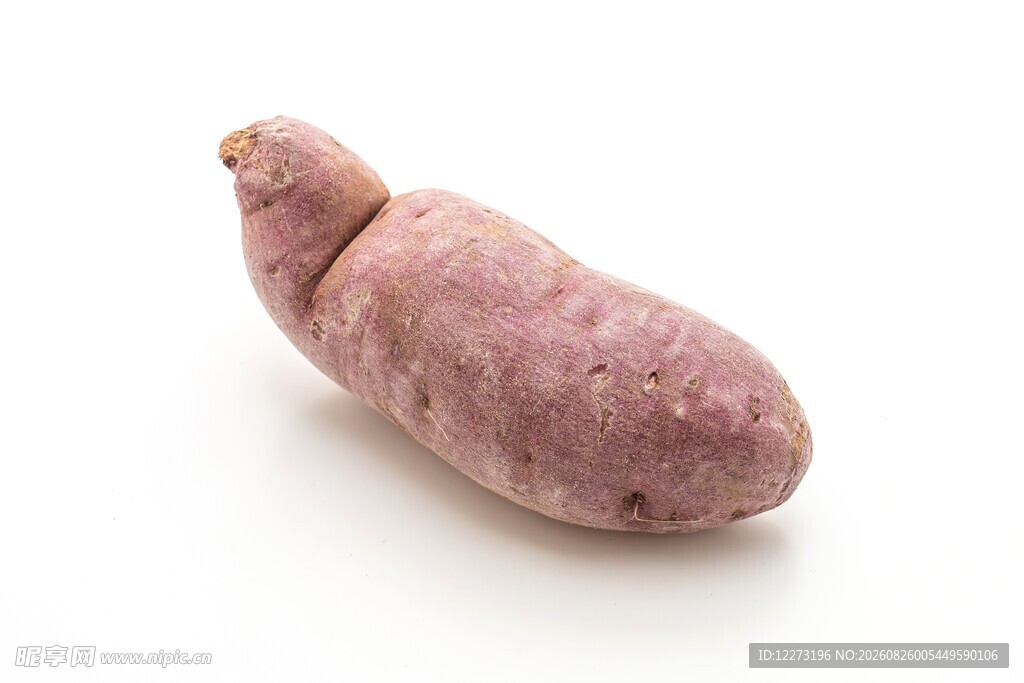 单个紫薯特写