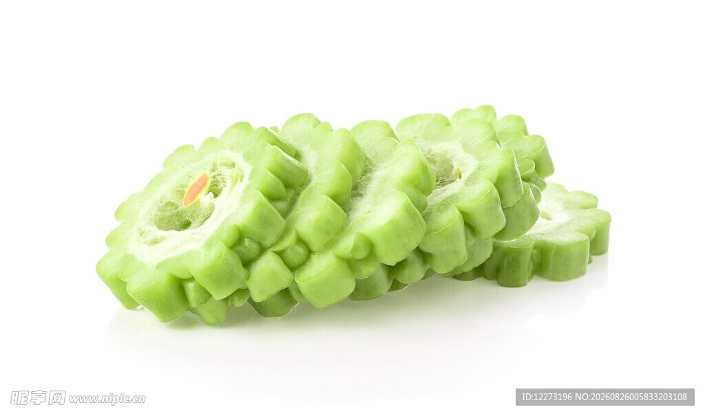 新鲜切段苦瓜