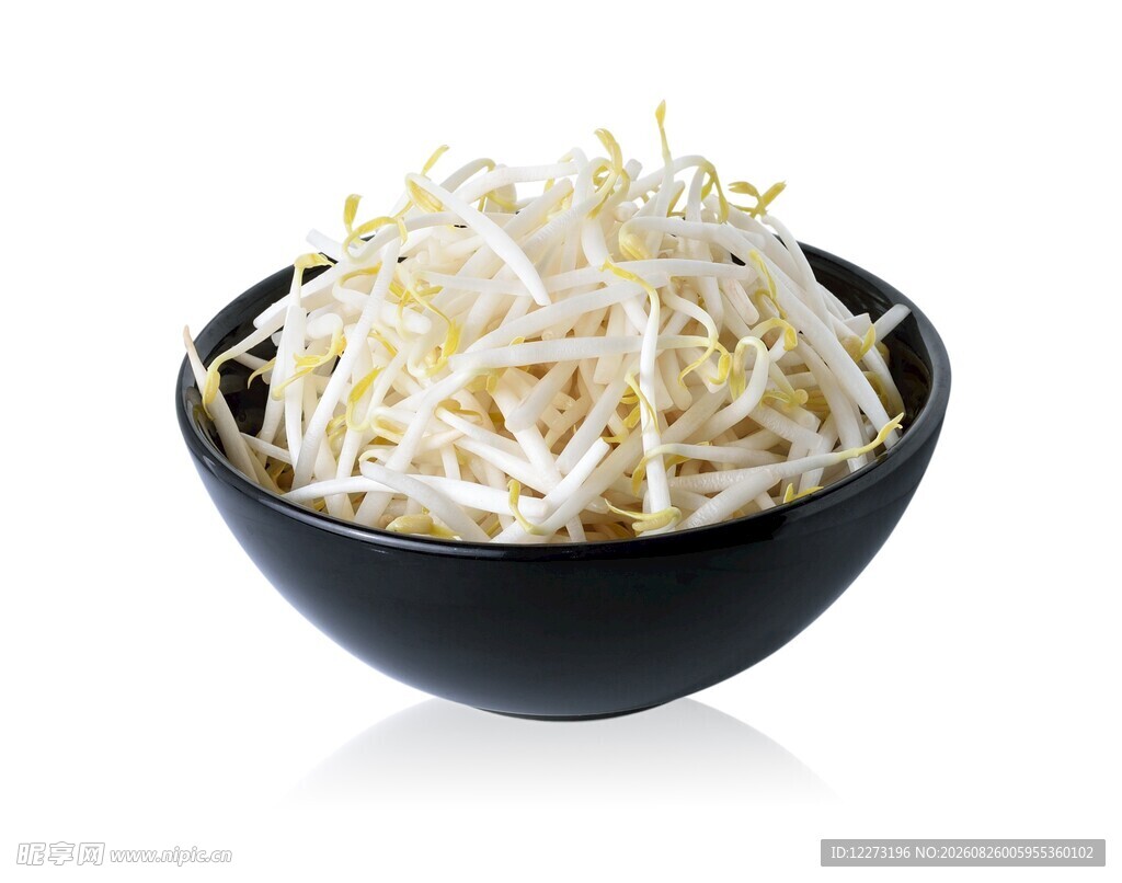 碗中鲜嫩豆芽