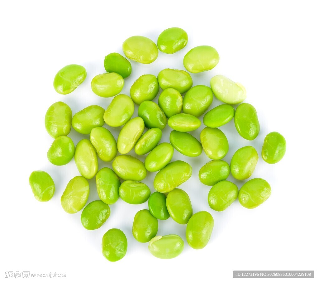新鲜青毛豆粒