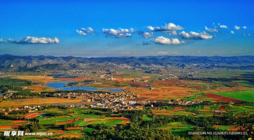 美丽乡村田园风光景色