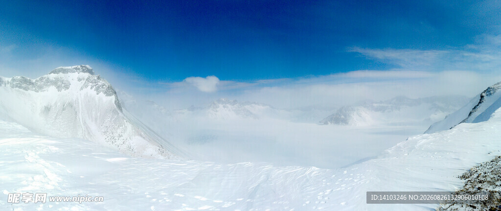 壮丽雪山美景