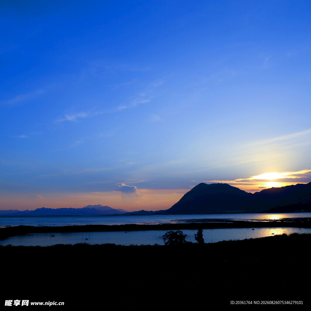 海边日落美景