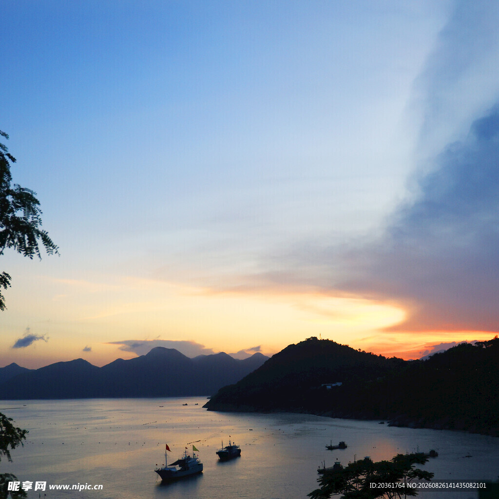 海边日落美景