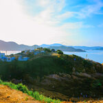 海边青山美景